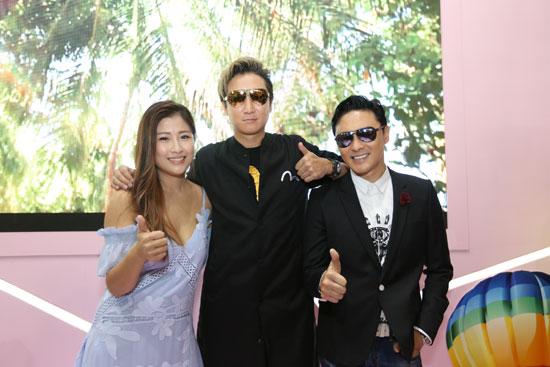 吳卓羲洪天明等現身美博會 為香蔓蕾站臺